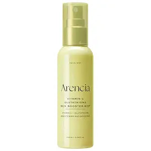 ARENCIA Vitamin C & Glutathione Skin Booster Mist, Glow Facial Spray with Niacinamide & Hydrating Ingredients, Lightweight Face Mist for Daily Refresh, 100ml / 3.38 fl oz