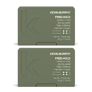 KEVIN.MURPHY FREE.HOLD Hair Styling Paste, Medium Hold, 1.1 oz, 2-Pack