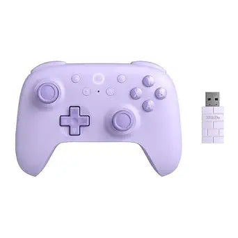 8Bitdo Ultimate 2C Wireless Controller for Windows PC and Android, with 1000 Hz Polling Rate, Hall Effect Joysticks and Triggers, and Remappable L4/R4 Bumpers (Purple)