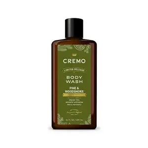 Cremo Body Wash for Men, Pine & Woodsmoke, 16 Fl Oz