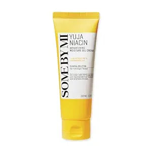 SOME BY MI Yuja Niacin Brightening Moisture Gel Cream - 3.38Oz, 100ml - Made from 10 Vitamin for Dull-Looking Skin - Mild Moisturizer for Skin Calming, Melasma and Blemish Care - Korean Skin Care