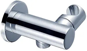 Round Waterway Elbow with Adjustable Hand Shower Holder