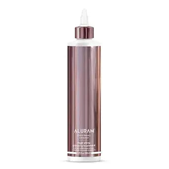 ALURAM High Shine Glossing Treatment (9.75 fl oz) Mirror-Like Shine - Color-Safe - Coconut Oil, Lactic Acid, Hibiscus - All Hair Types - Vegan, Gluten Free, & Cruelty Free - Clean Beauty Collection