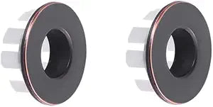 2 Pack Sink Overflow Ring Oil Rubbed Bronze Bathroom Vanity Sink Overflow Cover Insert in Round Trim Cap Brass Material