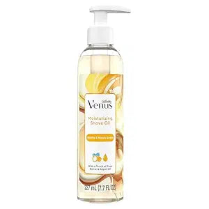 Gillette Venus Moisturizing Shave Oil, Vanilla & Honey Scented, 7.7 oz