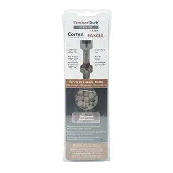1-3/4 Timbertech Cortex Plug Hidden Fasteners  Driftwood Fascia (50 ln/ft)