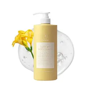laferme Low pH balanced Gentle Korean Body Wash with Natural & Organic Ingredients, Hypoallergenic for Sensitive Skin, Moisturizing & Hydrating for Dry Skin, For Women & Men, 33 Fl Oz, Pear & Freesia