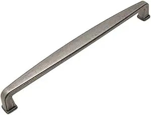 Cosmas 10 Pack 4392-192WN Weathered Nickel Modern Cabinet Hardware Handle Pull - 7-1/2" Inch (192mm) Hole Centers