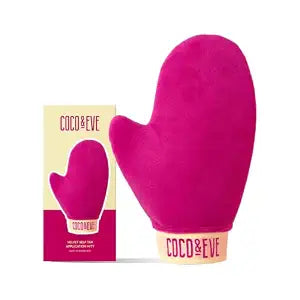 Coco & Eve Soft Velvet Self Tanning Mitt - Secure Fit, Tan Applicator