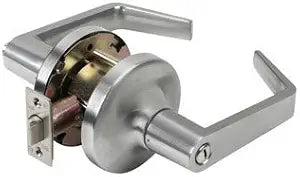 Tell Storeroom Lever Chrome Finish Non-Handed Ada Compliant Gr 2