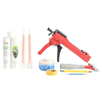 Epoxy Grout & Tools for Tile & Stone, Waterproof, Stain, Mold, Mildew, Crack & Chemical Resistant for Floor & Wall, Ready to Use, Easy to Apply & Clean (Beige, Unsanded, Matt, with TK5N)