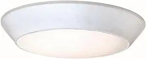 Maxim Lighting Convert Flush Mount | White Finish | Transitional Flush Mount | Ideal for Bedrooms, Hallways & Entryways | 87615WTWT