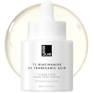 LAYERLAB Dark Spot Serum, 3% Tranexamic Acid, 7% Niacinamide, 0.94 fl oz