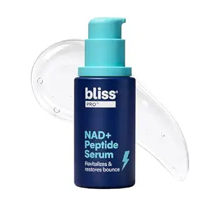 Bliss Pro™ NAD+ Peptide Face Serum with 11 Peptides, Lightweight Firming Serum for Smooth, Revitalized, Radiant Skin & Skin Barrier Support