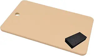 Kitchen Star Tsukihoshi Rubber Cutting Board Made in Japan,Dishwasher-Safe Size:16.149.840.39 inches (41025010mm) Equipped with a Cutting Board Scraper for Synthetic Rubber Cutting Boards (2L)