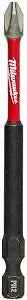 MILWAUKEE ELECTRIC TOOL 48-32-4564 Shockwave 3-1/2" Power Bit Phillips #2 5 Pack