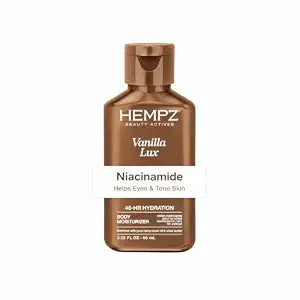 Hempz Mini Vanilla Lux Herbal Body Moisturizer 2.25 oz. New Look