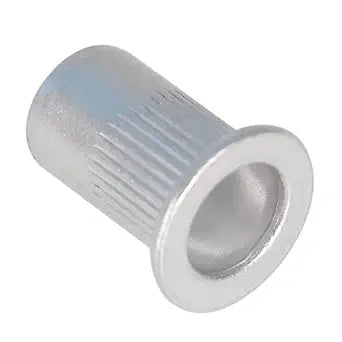 100Pcs M6 Rivet Nuts Kit Metric Aluminum Flat Head Threaded Rivet Nut Insert Nutsert Rivet Nuts Assortment Kit