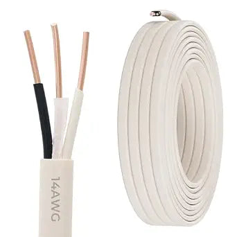 FIRMERST Solid Copper NM-B Cable 14/2 with Ground Electrical Wire 50 ft