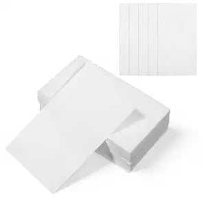 100pcs Perm Papers for Hair, Disposable Heat-Resistant End Papers Hair Paper Wraps Curling Paper for Salon Shop, White