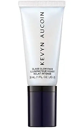 Kevyn Aucoin Glass Glow Face: Multi-purpose universal dewy highlighter for face and body. Creates glowing youthful-looking hydrated skin with a glassy complexion. Makeup artist go to.