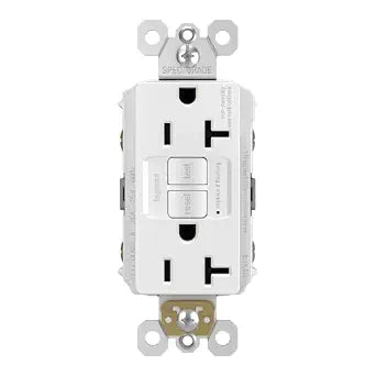 Legrand Radiant 2097WCCD12 20 Amp GFCI Self Test Decorator Duplex Outlet, White (1 Count)