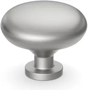 20 Pack Brushed Nickel Cabinet Knobs Silver Kitchen Dresser Knobs Aluminum Round Silver Dresser Drawer Hardware Bathroom Hardware