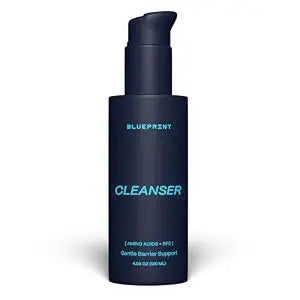 Blueprint Bryan Johnson Gentle Facial Cleanser with SFC & Hyaluronic Acid – Age-Defying Gel Cleanser for Firm, Balanced & Hydrated Skin – Vegan • Fragrance-Free