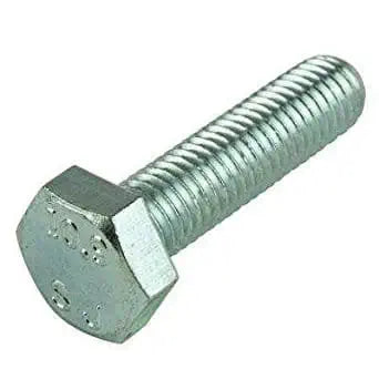 Metric Class 8.8 Hex Cap Screws Zinc Plated M6-1.00 x 100mm, 100 -Pieces, Coarse Thread Fully Threaded DIN 933 by Newport Fasteners