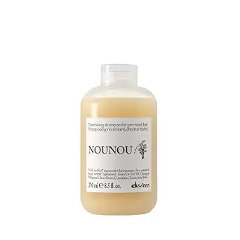 Davines NOUNOU/Shampoo, Nourishing Cleanser for Damaged, Processed or Brittle Hair - Restores Natural Softness, Shine & Body with Lupin- Hydrates Chemically Treated Hair