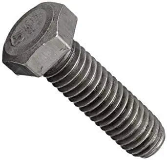 5/16 x 3/4 Hex Machine Bolt A307 Grade A Steel (Quantity: 100) Plain Steel, Coarse Thread, Fully Threaded, 5/16-18 x 3/4"