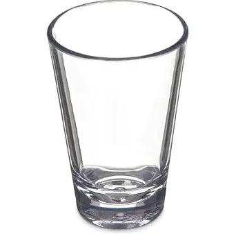 Carlisle FoodService Products Alibi Shot Glass Dessert Glass for Restaurant, Kitchen, and Bar, Plastic, 3 Ounces, Clear, (Pack of 24)