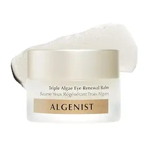 Algenist Triple Algae Eye Renewal Balm - Hydrating Vegan Eye Cream with Caffeine, Alguronic Acid & Peptides to Help Reduce Dark Circles, Puffiness, Fine Lines & Wrinkles - Travel Size (0.5 oz)