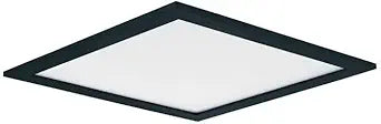 Maxim Lighting Wafer 9" Surface Mount | Black Finish | White Polycarbote Shade | Transitional Surface Mount | Ideal for Bedrooms, Hallways & Entryways | Dimmable Wet Rated | 58724WTBK
