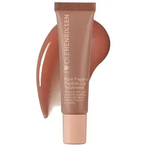 Ole Henriksen Pout Preserve Peptide Lip Treatment, Vegan Lip Plumping Treatment with Acai Sterols & Kokum Butter, Crème Brulee