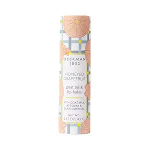 Beekman 1802 Goat Milk Tinted Lip Balm, Honeyed Grapefruit, 0.15 oz