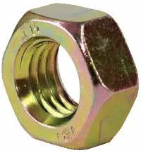 M10-1.50 Finished Hex Nut, Steel Metric Class 10, Zinc Yellow Plating (Quantity: 100)