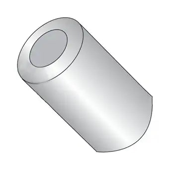 3/8" OD Round Spacers / #12 x 5/16" / Aluminum/Outer Diameter: 3/8" / Hole Size: #12 / Length: 5/16" (Carton: 1,000 pcs)