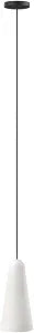 Modway Beacon 1-Light Pendant Light in Opal Black, 5 x 5 x 72