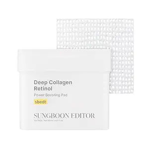 SUNGBOON EDITOR Deep Collagen Retinol Boosting Pads, 100 Count