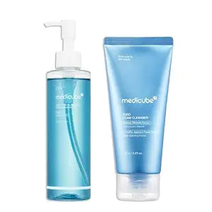 medicube Double Cleansing Duo - Zero Pore Cleansing Oil, Zero Foam Cleanser
