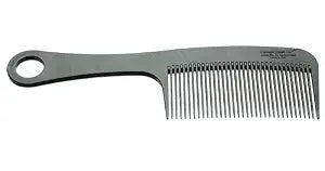 Chicago Comb Model 14 Carbon Fiber, Made in USA, Anti-static, Detangling, Styling & Shower comb, 8.4 inches (21 cm) long