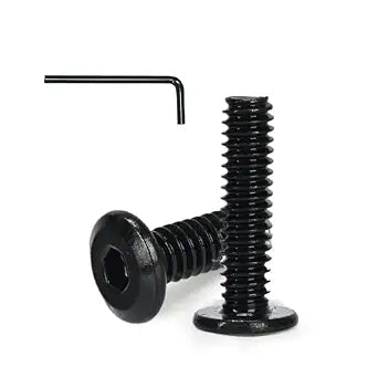 50 Pcs 1/4-20 x 1 Flat Head Hex Socket Cap Screws Bolts,Black Oxide 304 Stainless Steel 18-8,Allen Socket Drive,Fully Machine Thread (1/4-20 x 1 50pcs)