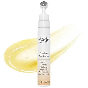 Under Eye Cream with Retinol Caffeine Ginseng Revive Eye Serum 0.5 Fl Oz