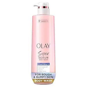 Olay Super Serum Body Wash for Women, For Rough & Bumpy Skin, 18.5 fl oz