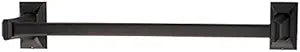 Alno A7920-18-BRZ Transitional Geometric Towel Bars, Bronze