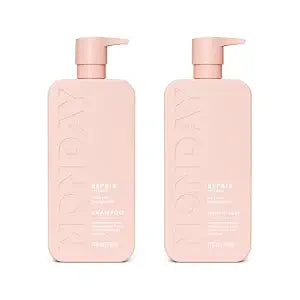 MONDAY HAIRCARE Repair Shampoo and Conditioner Set 798 ML for Dry to Damaged Hair, Made with Keratin, Coconut Oil, Shea Butter and Vitamin E