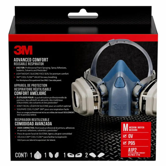 3Mâ„¢ Pro Paint Respirator - Medium, 7512PA1-A-PS, 1 pack