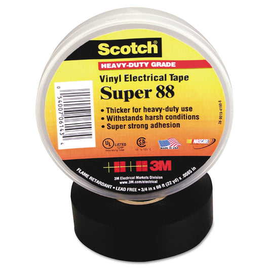 3M Scotch 88 Super Vinyl Electrical Tape, 2" x 36ft