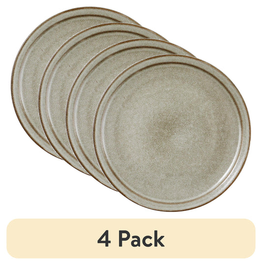 (2 pack) Better Homes and Gardens Banks Brown 8.3-inch Stoneware Salad Plate